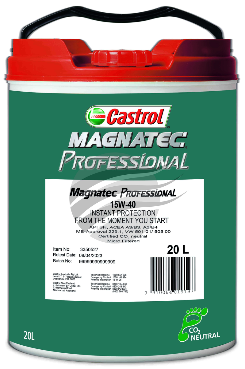 メンテナンス Castrol Magnatec Professional 0W-16 20L Castrol ディーラー専売品 カストロール MAGNATEC PROFESSIONAL