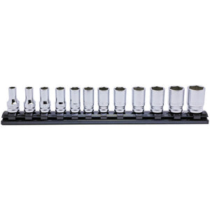 Ko-ken Z Series Mid Socket Set Rail 7-19mm 6pt 3/8 Drive