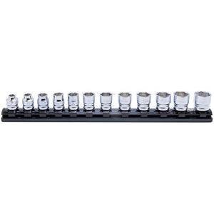 Ko-ken Z Series Socket Set Rail 7-19mm 6pt 3/8 Drive