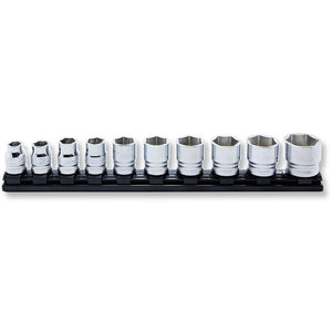 Ko-ken Z Series Socket Set Rail 10-27mm 6pt 1/2 Drive